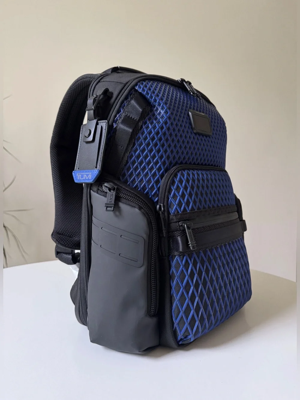 Tumi Alpha Bravo Navigation Backpack, Electric Blue